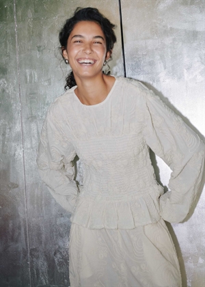 Iluna bluse Champagne Sissel Edelbo 